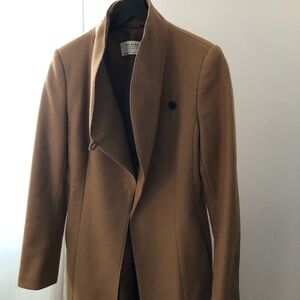 •Zara• Camel Women's Wool Coat